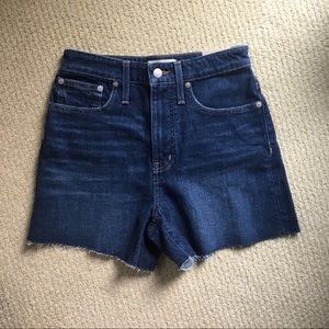 Madewell High Rise Curvy Denim Shorts